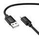 USB кабель Hoco X122, USB тип-A, Lightning, 100 см, 2,4 А, черный, #6942007662185 Превью 1
