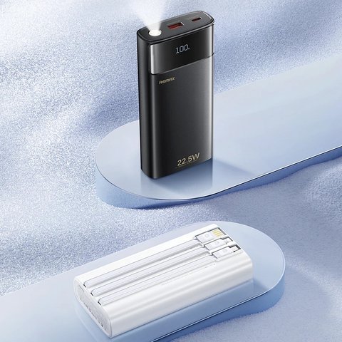 Power bank Remax FC-12, 20000 мАг, 22,5 Вт, чорний, Quick Charge, Power Delivery (PD), #6954851253341 Прев'ю 1
