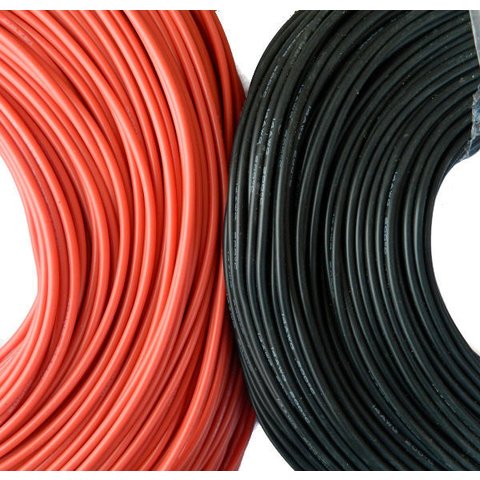 Провод в силиконовой изоляции 20AWG, 0,5 мм², 1 м, черный, UL3135 Превью 1