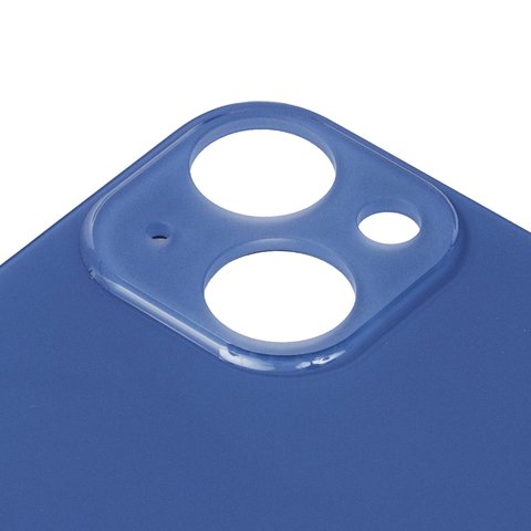 Housing Back Cover compatible with iPhone 13, (dark blue, no need to remove the camera glass, Original (PRC), big hole) Preview 1