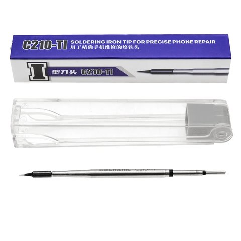 Soldering Iron Tip Mechanic C210-TI, (needle, black) Preview 2