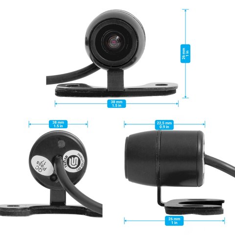 Cámara de visión trasera para Opel Vivaro Dacia Renault Clio Duster Megane Logan con juego de cables y cable de conexión de 24 pines Vista previa  3