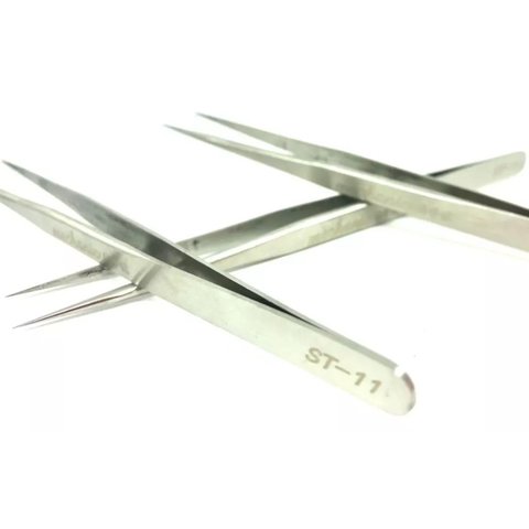 Mounting Tweezers Mechanic ST-11, (straight, 140 mm, high precision) Preview 2