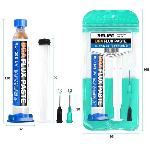 Fundente en pasta RELIFE RL-420S-UV, 10 ml Vista previa  1