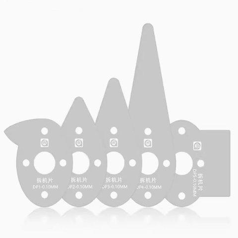 Herramienta para levantar pantalla, cristal táctil Amaoe DP4, espátula metálica, 5 uds. Vista previa  1