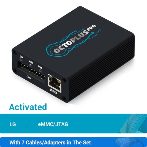 Octoplus Pro Box с набором кабелей 7 в 1 (с активацией LG + eMMC/JTAG) Превью 1