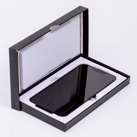 Дисплей для iPhone 13 Pro, чорний, з рамкою, High Copy, без мікросхеми, (OLED), GX OEM Hard, type 1 Прев'ю 2