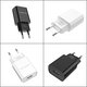 Сетевое зарядное устройство Borofone BA20A, 10,5 Вт, черный, 1 порт, #6931474702081 Превью 1