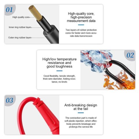 Измерительный щуп для мультиметра Sunshine SS-024, острая игла Превью 4