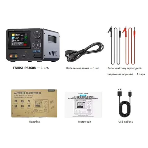 Лабораторынй блок питания FNIRSI IPS3608 Превью 5
